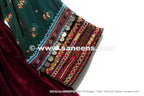 hand embroidered kuchi ethnic coins dress with embroidery work