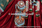 kuchi baloch ethnic dress with beaded pockets
