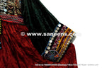 kuchi women long dress with embroidery work