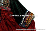Afghan Vintage Maroon Color Dress