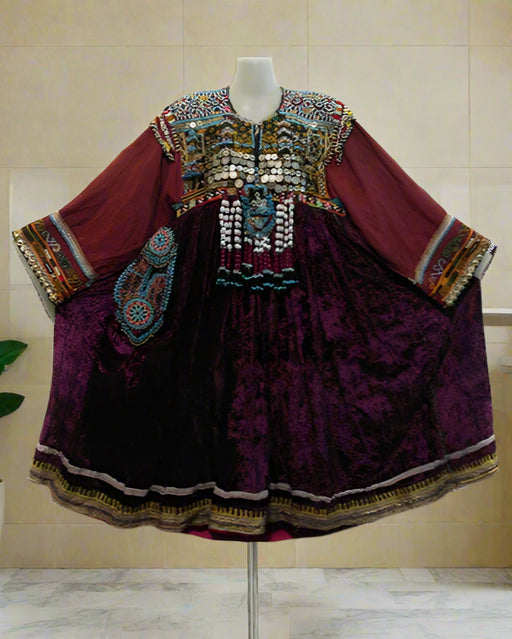 afghan kuchi coins dress