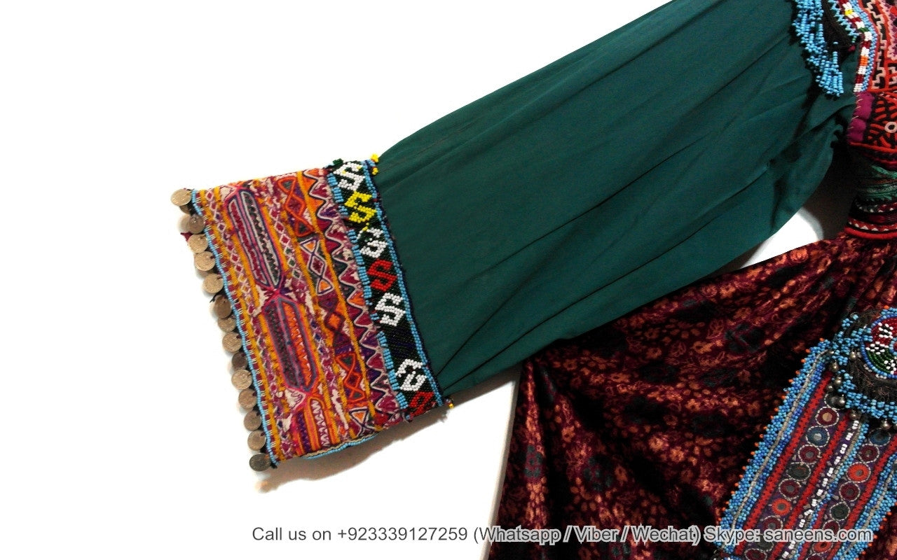 traditional fashionable clothes with lot of silk embroidery work