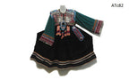 Vintage Afghan Kuchi Dark Teal Dress