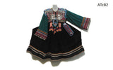 Vintage Afghan Kuchi Dark Teal Dress