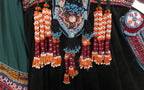 handmade nomadic boho fashion vintage costumes with long beaded tassels