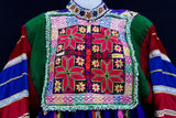 Afghan Dress Ethnic Frock in Blue Color