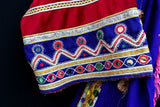 Afghan Dress Ethnic Frock in Blue Color