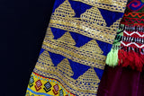 Hijab Fashion Afghani Dress In Purple With Beautiful Embroidery Work