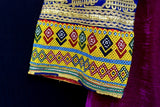 Hijab Fashion Afghani Dress In Purple With Beautiful Embroidery Work