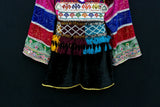 Muslimah Fashion Pathani Dress In Black Velvet With Beads Work
