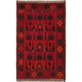 Handmade Prayer Rug Afghan Style 5x2.9 ft