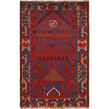 Prayer Mat Soft Afghan Weave 4.1x2.7 ft