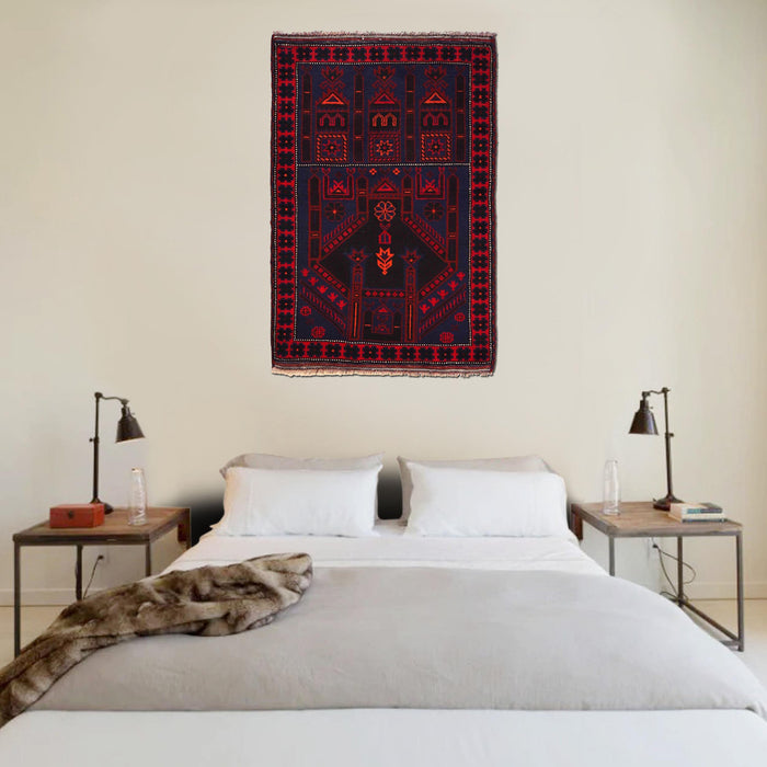 Premium Afghan Prayer Mat 4.6x2.9 ft