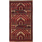 Prayer Rug Cultural Afghan 4.7x2.6 ft