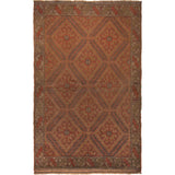 Handwoven Overdyed Turkish Style Carpet 4.6x2.9ft