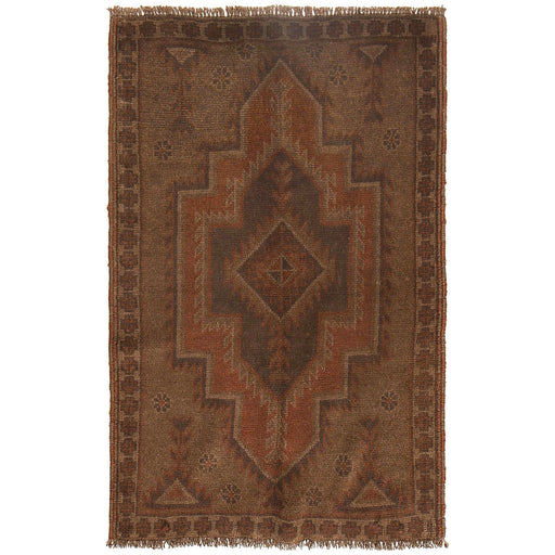 Vintage Afghan rug, handmade overdyed rug, 