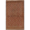 Traditional Overdyed Vintage Carpet 4.6x2.9 ft