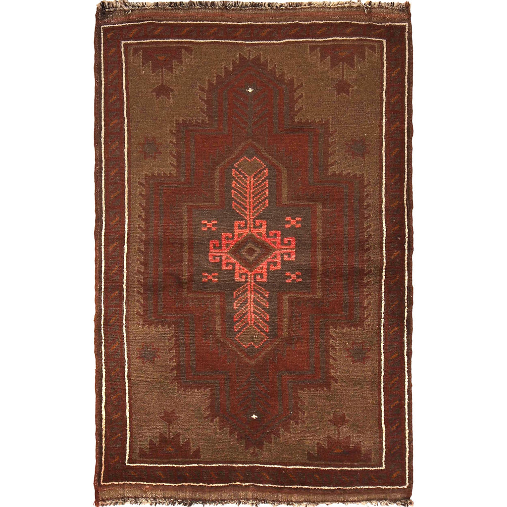 Elegant Overdyed Handmade Rug 4.6x3 ft