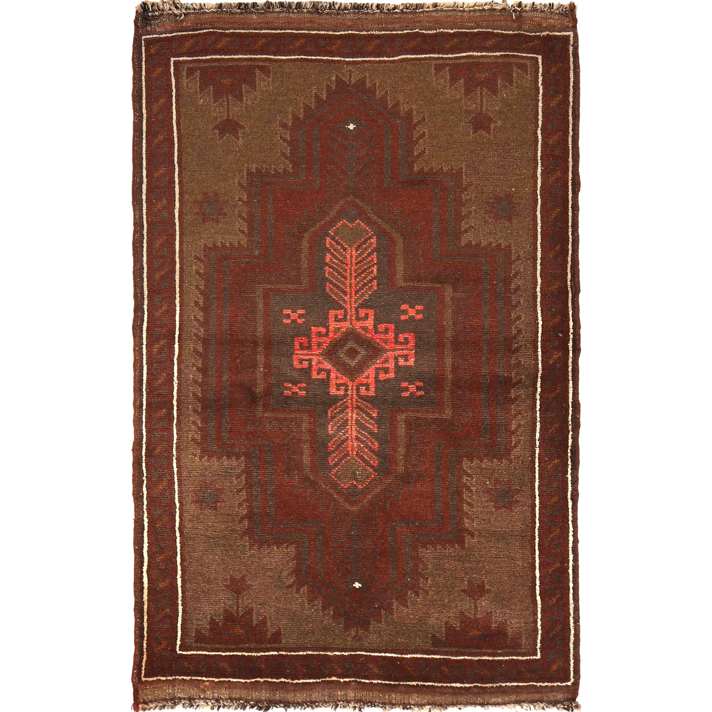 Elegant Overdyed Handmade Rug 4.6x3 ft
