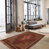 Elegant Overdyed Handmade Rug 4.6x3 ft
