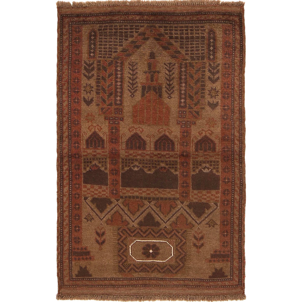 Premium Quality Overdyed Wool Carpet 4.4x2.8 ft
