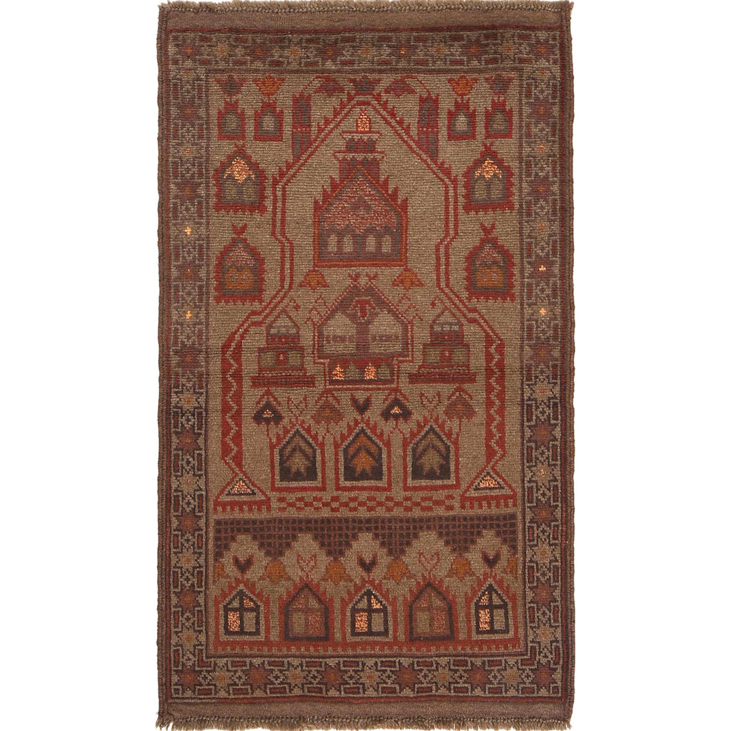 Handwoven Vintage Overdyed Area Rug 4.7x2.7 ft