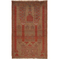 Premium Handmade Overdyed Area Rug 4.2x2.6 ft