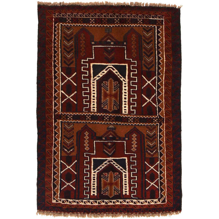Afghan Fine Woven Prayer 4.2x2.8 ft