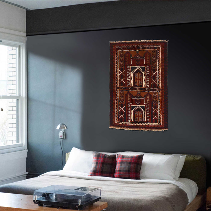 Afghan Fine Woven Prayer 4.2x2.8 ft