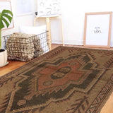 Classic Overdyed Persian Look Rug 4.1x2.6 ft