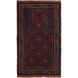 Traditional Prayer Mat Afghan 4.6x2.7 ft