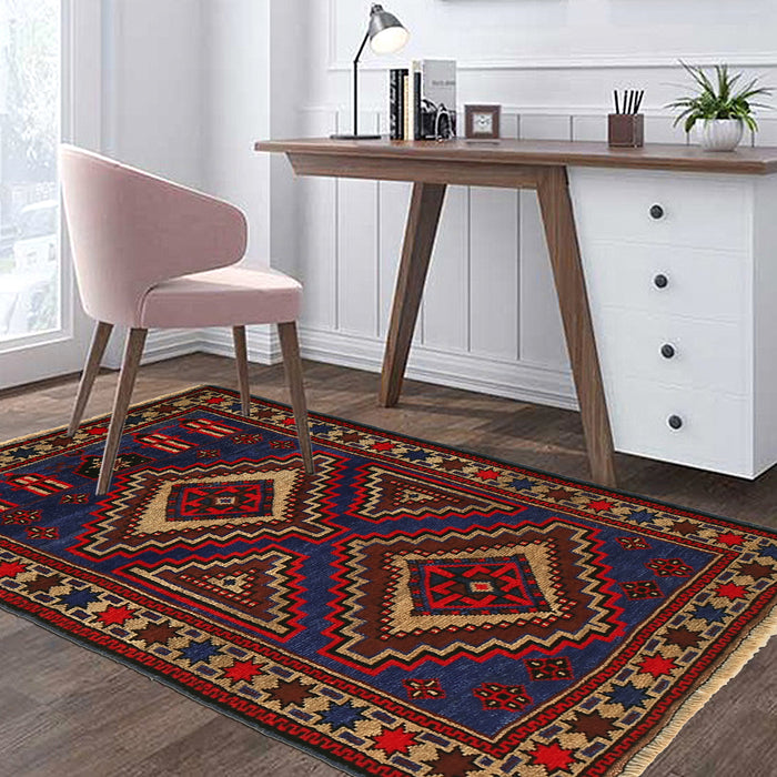 Prayer Rug Artisan Afghan 4.5x2.7 ft