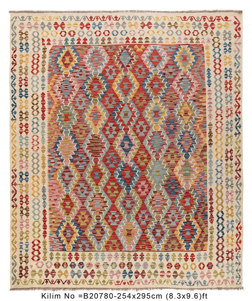 Handmade Wool Rug, Chobi Kilim, Handwoven Rug, Timeless Artisan Craft,