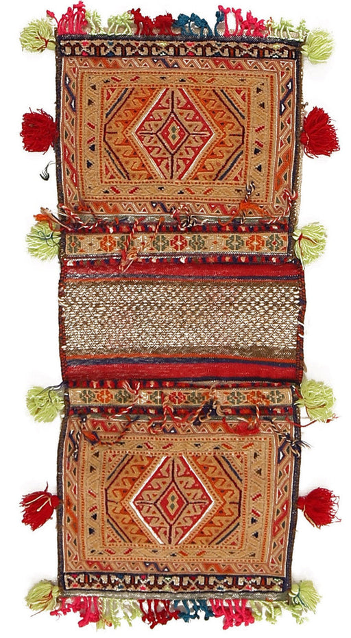 Saddle Bag, Rugs,  Hand Knotted Saddle Bag, Pashtun, Hand-Knotted, 