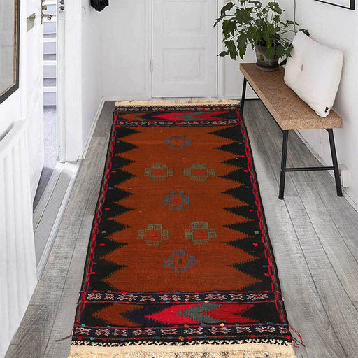 Afghan artisan rug, handcrafted wool rug, 