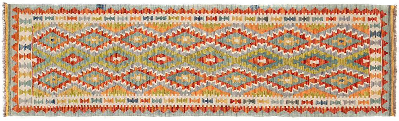 Afghan home decor, wool runner rug, authentic Afghan rug,
