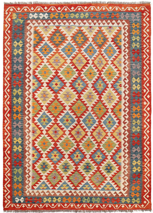 Handmade Flat Weave Afghan Chobi Kilim Kilm Wool Area Rug