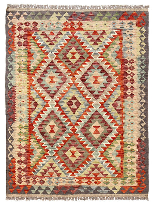 Kilim wool carpet, Afghan rug decor, vintage-style Afghan rug, eco-friendly wool rug, Afghan artisan rug, 