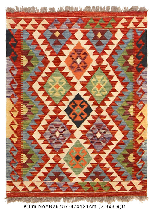 Handmade Afghan rug, Chobi flat weave rug, Afghan kilim wool rug, wool area rug,