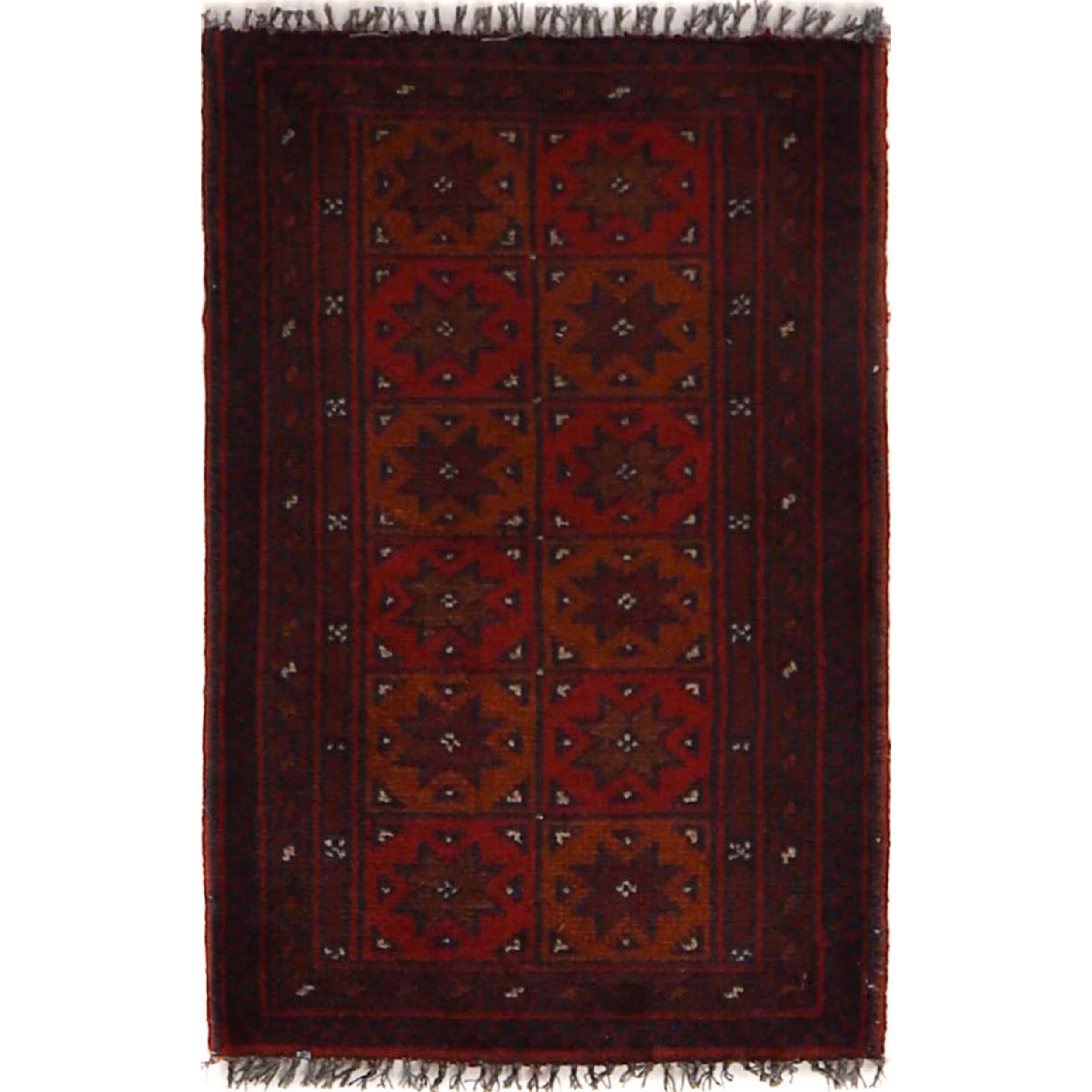 Afghan Soft Wool Entry Mat 2x1.2 ft