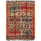 Premium Afghan Wool Tribal Doormat 1.80x1.38 Ft