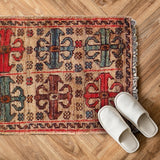 Premium Afghan Wool Tribal Doormat 1.80x1.38 Ft