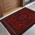 Afghan Wool Welcome Mat 1.8x1.3 ft