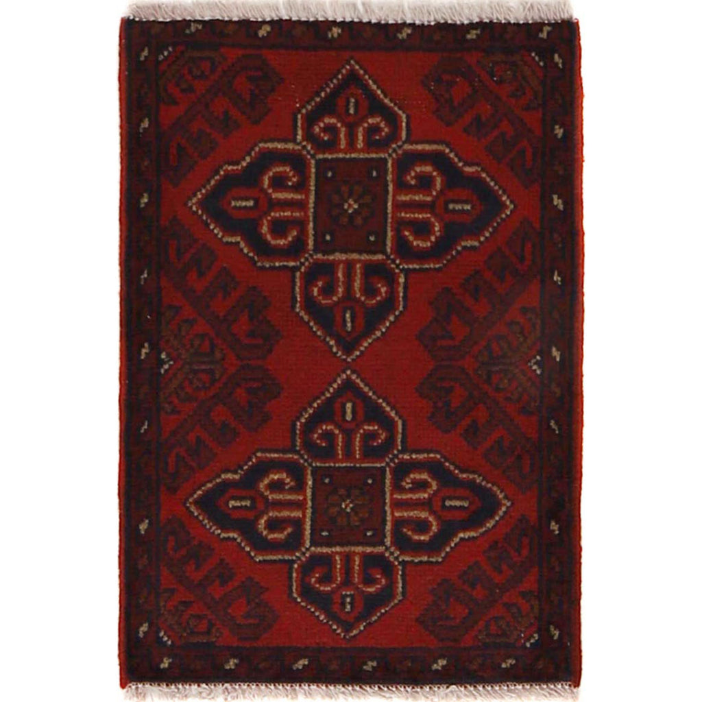 Tribal Afghan Doormat 2x1.3 ft