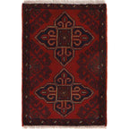 Tribal Afghan Doormat 2x1.3 ft