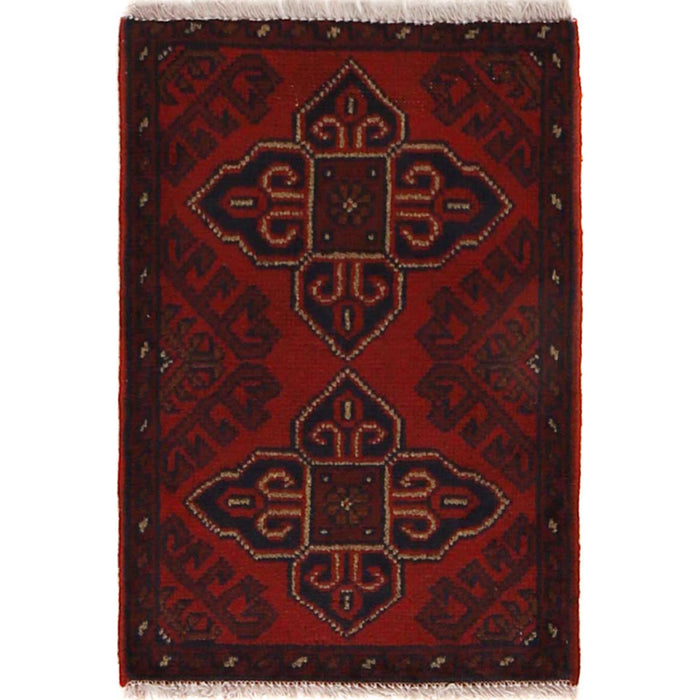 Tribal Afghan Doormat 2x1.3 ft