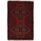 Handwoven Afghan Door Mat 2x1.3 ft