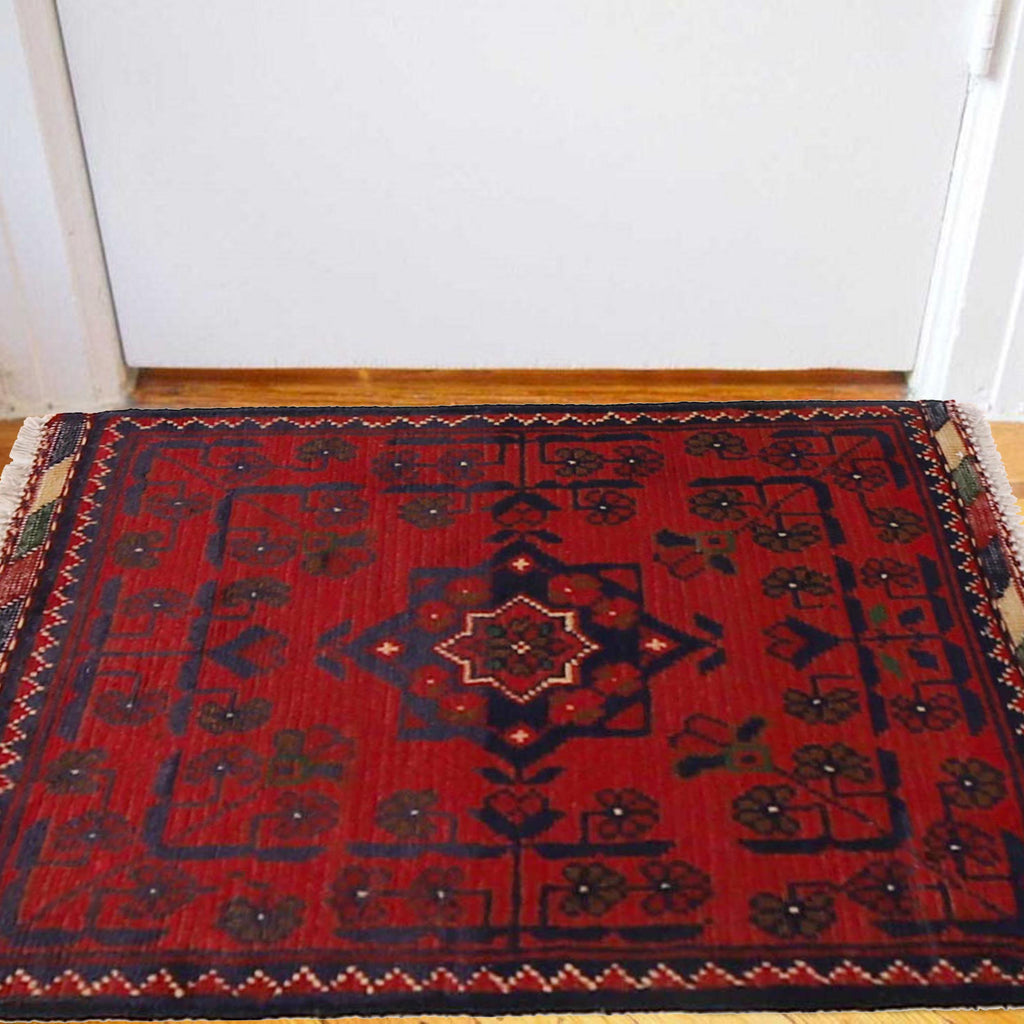 Nomadic Afghan Doormat 2.1x1.3 ft