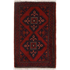 Traditional Afghan Door Rug 2.1x1.2 ft
