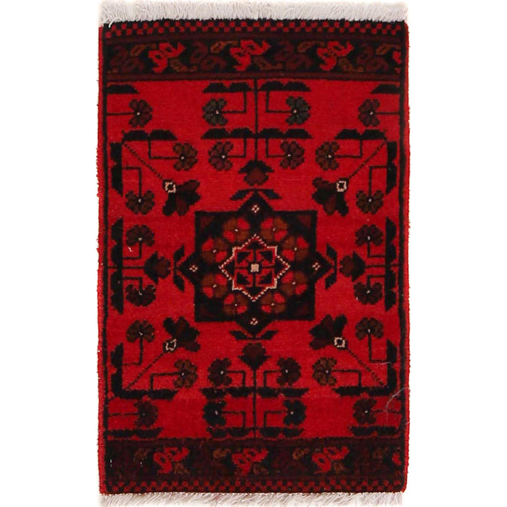Afghan Wool Hallway Mat 2.1x1.4 ft